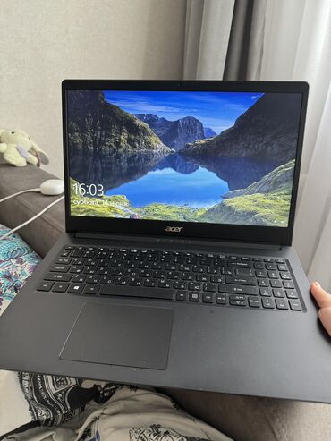 компьютерные: Ноутбук, Acer, 4 ГБ ОЭТ, 15.6 ", Колдонулган, Татаал эмес тапшырмалар үчүн