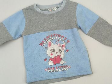 bluzki i tuniki z lnu: Sweatshirt, 1.5-2 years, 86-92 cm, condition - Good