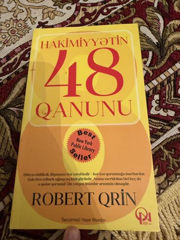 Тесты: Hakimiyyetin 48 qanunu robert qrin yenidir
