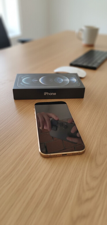 Apple iPhone: Apple iPhone iPhone 12 Pro Max, 128 GB, White Titanium — 1