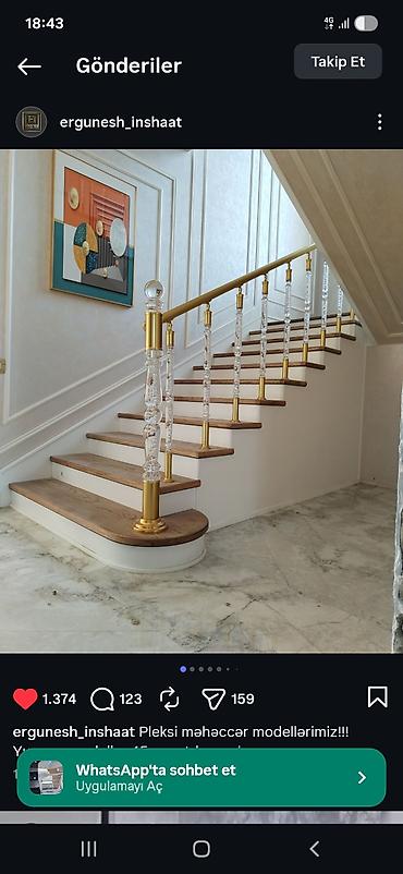 mansard: Yeni Pilləkən məhəccəri, Taxta, Ödənişli çatdırılma — 10
