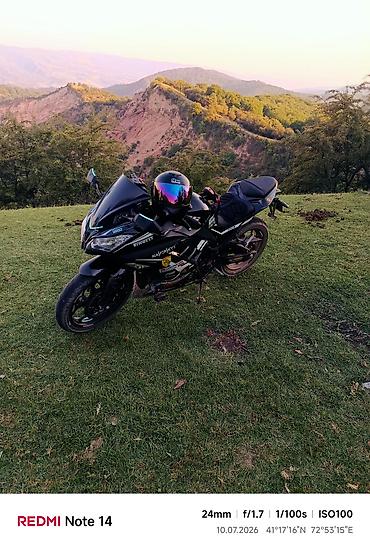 мото 300: Спортбайк Kawasaki, 400 куб. см, Бензин, Взрослый, Б/у — 1