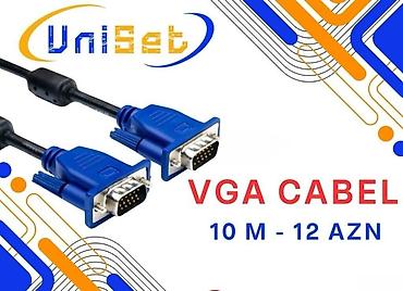 cat kabel: VGA kabel 10M Şəhər: Bakı Malın tipi: Kabellər və adapterlar Yeni? — 1