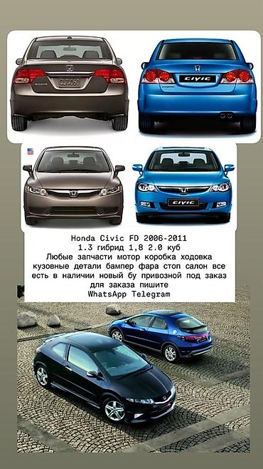 запчасти на фит мотор: Запчасти для Honda Civic FD (2006–2011), 5D/4D Двигатели: 1.3 (в — 1