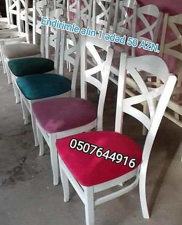 taxt tumba: Mətbəx üçün, Yeni, Açılmayan, Dördbucaq masa, 4 stul — 7