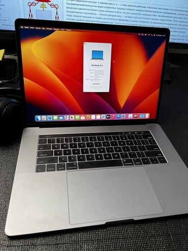 компьютер для офиса: Ноутбук, Apple, 16 ГБ ОЗУ, Intel Core i7, 15 ", Б/у, Для работы, учебы, память SSD
