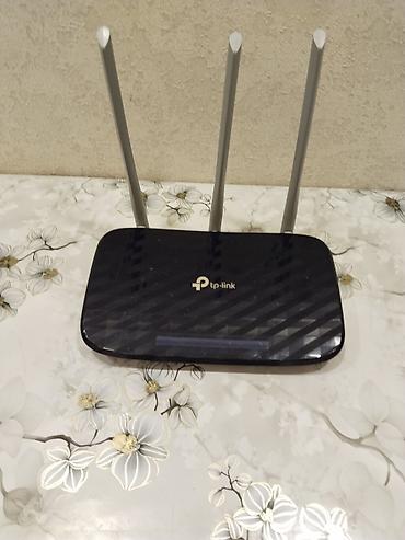 modem internet: TP-Link Wi‑Fi router - Model: TP-Link (3 antennali) - Simsiz — 1