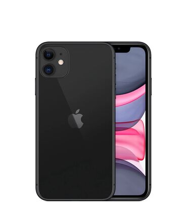 Apple iPhone: IPhone 11, Б/у, 128 ГБ, Jet Black, Чехол, Коробка, 87 %