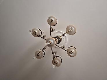 tavan modelleri: Çılçıraq, 6 lampa, Metal — 5