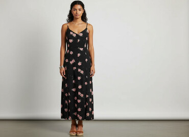 spódnice rozkloszowane maxi: H&M Divided, Sukienka damska, rozmiar M
