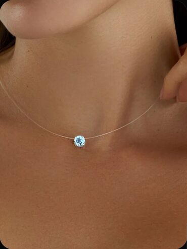 залез под одеяло к спящей: Күмүш колье, Аялдарга, Жаңы, Топаз