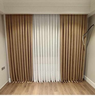 Pərdə və tüllər: Yeni, Pambıq Tül, Pulsuz çatdırılma — 30