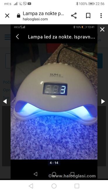 UV i LED lampe za nokte: Lampa led za nokte na dide lepa očuvana kao nova 
 Mirjevo — 4