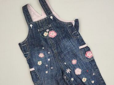 rajstopy zimowe wzory: Dungarees, 6-9 months, condition - Very good