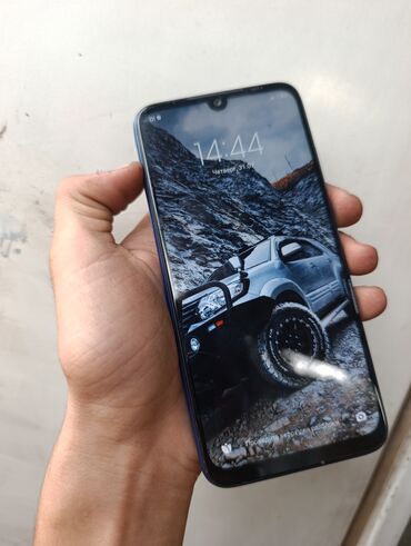 аудио усилитель: Redmi, Redmi Note 7, Колдонулган, 64 ГБ, түсү - Көгүлтүр, 2 SIM