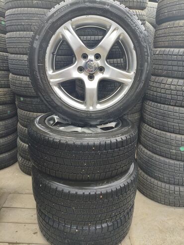 домкрат для машины цена: Дөңгөлөктөр монтажда 225 / 55 / R 17, Кыш, Колдонулган, Комплект, Жеңил унаалар, Куйма, тешиктери - 5