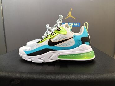 nike react: Эркектердин кроссовкасы, 44, Nike, Жаңы, түсү - Ак, Өзү алып кетүү, Акылуу жеткирүү