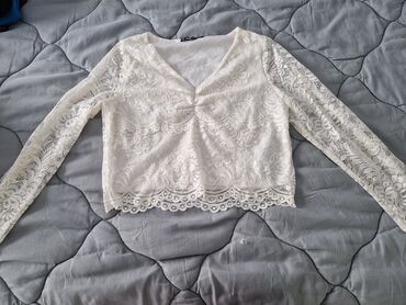 hm čizmice: M (EU 38), Floral, color - ivory