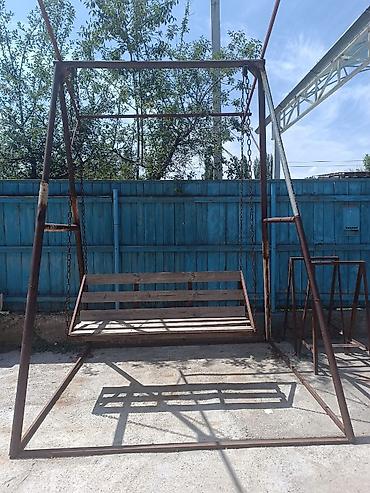 спалный сатылат: Бакча селкинчеги Металл, Жөлөнгүчү менен, Чатырсыз — 1