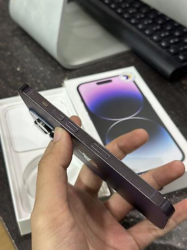 8 plus iphone: IPhone 14 Pro, 256 GB, Deep Purple, Sənədlərlə, Zəmanət, Face ID — 3