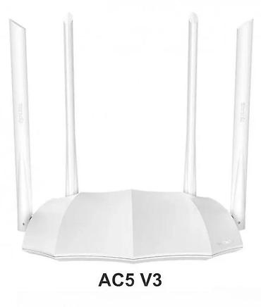 Modemi, ruteri i mrežni uređaji: Tenda AC5 V3 dual‑band Wi‑Fi ruter - Bežični standard: 802.11ac — 3