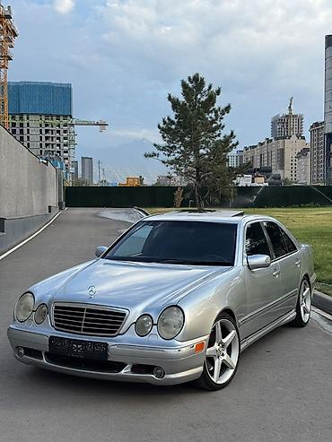 задний вид w210: Mercedes-Benz E-класс AMG: 2000 г., 5.5 л, Автомат, Бензин, Седан — 4
