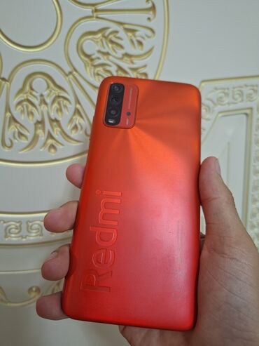 redmi 9 t ekran: Redmi 9T, 64 GB, rəng - Qırmızı, Düyməli, Sensor, Barmaq izi