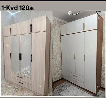 madeyra paltar dolabi: Geniş tutumlu paltar şkafları – müasir dizayn - Model: yuxarı dolablı — 1