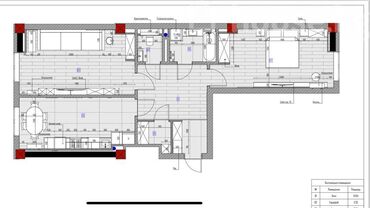 я ищу квартиру бишкеке: 3 комнаты, 81 м², Элитка, 7 этаж, ПСО (под самоотделку)