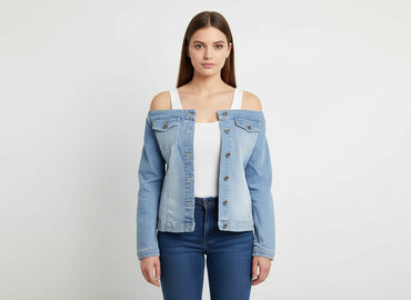 tk maxx kurtki: Women`s jeans jacket, size S
