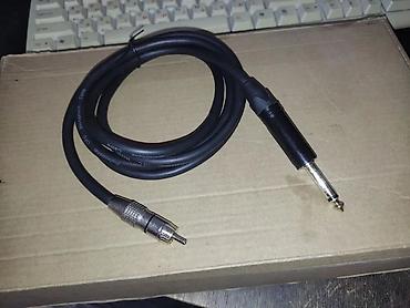 райия: Кабель RCA колокольчики папа на Male 1/4 (6.35mm) TS папа, 1,5м, моно — 1