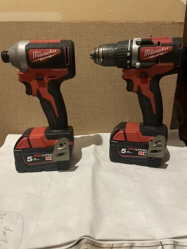 Браслеты: Milwaukee M18 akkumulyatorlu elektrik alətləri dəsti Tərkib: - M18