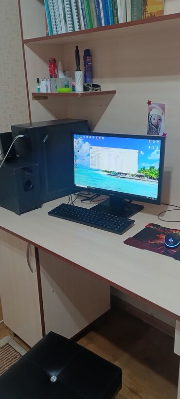 игровой пк: Компьютер, ядер - 8, ОЗУ 16 ГБ, Для работы, учебы, Б/у, Intel Core i5, NVIDIA GeForce GTX 1050 Ti, HDD + SSD