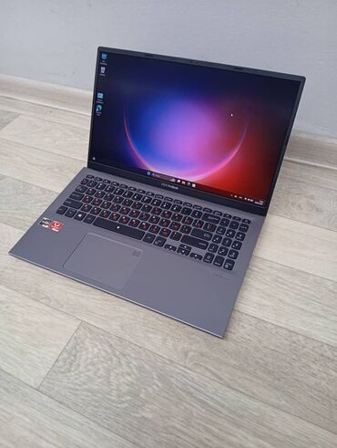Ноутбуки: Ноутбук, Asus, 8 ГБ ОЗУ, AMD Ryzen 5, 15.6 ", память SSD