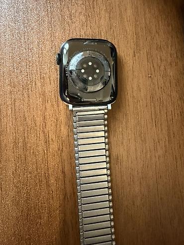 smart saatlar uşaq ucun: Apple Watch Series 9 45 (alüminium gövdə, qara rəng) – maqnitli metal — 2