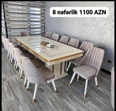 Masa və oturacaq dəstləri: Hər növ mebellərin satışı krediti çatdırılma mövcuddur Whatsapp nömrə — 6