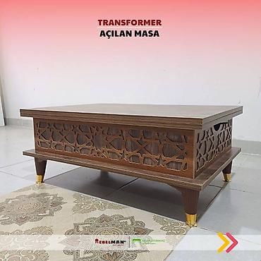 Masalar: Jurnal masası, Yeni, Transformer, Laminat, Dördbucaq masa — 2