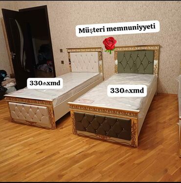 matras: Новый, Односпальная кровать, С матрасом