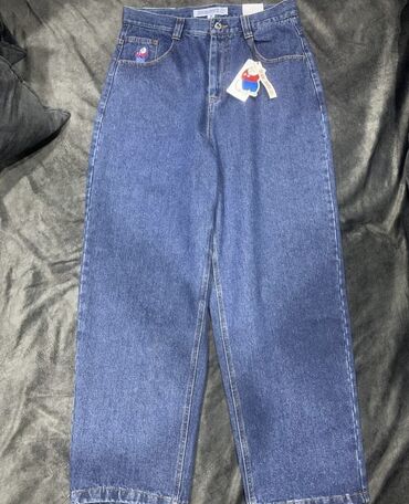 мужские камуфляжные джинсы: Джинсы XS (EU 34), S (EU 36), M (EU 38), цвет - Черный