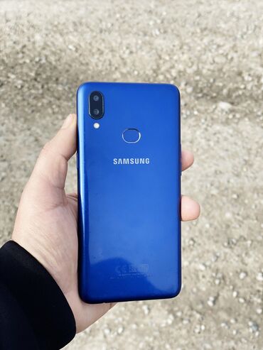 samsung qapaqli telefon: Samsung Galaxy A10s, 32 GB, rəng - Göy, Barmaq izi