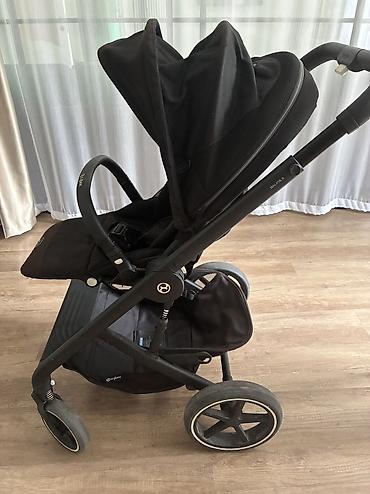 balios: Коляска, Cybex, цвет - Черный, Б/у, Самовывоз — 1