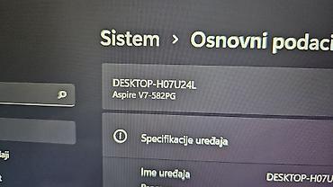 multimedia za audi a3: Acer Aspire V7-582PG – 15.6" multimedijalni laptop sa dodirnim ekranom — 6