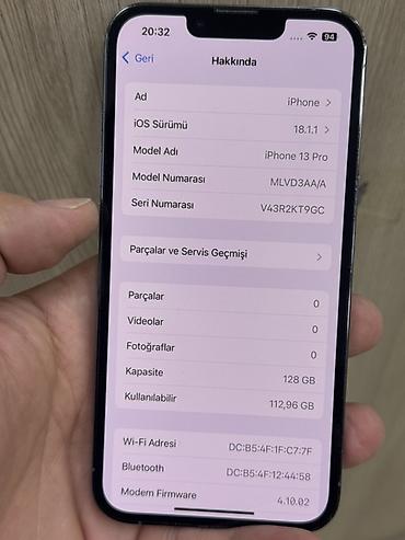 ipad pro 2024: IPhone 13 Pro, 128 GB, Sierra Blue, Face ID — 2