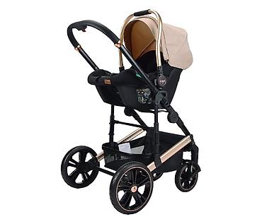 prsluci za devojcice h: BBO MegaMove Set – 2u1 kolica sa I-Size autosedištem, Latte (SKU — 9