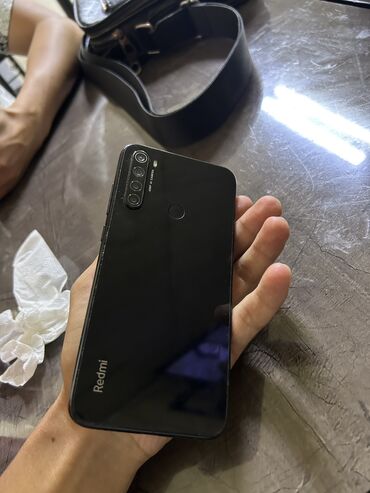 ми 8 бу: Redmi, Redmi Note 8, Колдонулган, 128 ГБ, түсү - Кара, 2 SIM