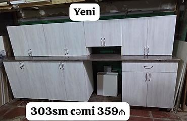 YENİ mətbəx mebeli satılır! - Ölçü: 303 sm - Qiymət: 359 manat - Hazır lalafo.az -da YENİ mətbəx mebeli satılır! - Ölçü: 303 sm - Qiymət: 359 manat - Hazır