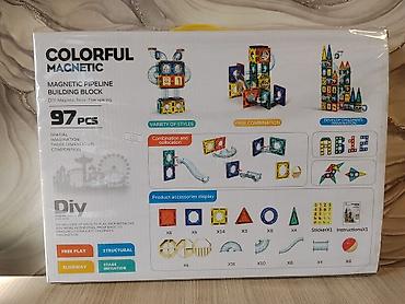 marble run: Магнитный конструктор Colorful Magnetic — Magnetic Pipeline Building — 2