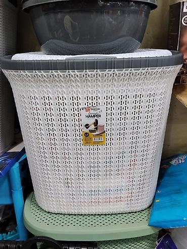 Корзины для вещей: Пластиковая корзина для белья Doston Family Hamper Kapitan, 45 л. - — 1