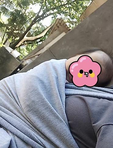 Слинг: Слинг для новорожденного без намотки, трикотажный - Подходит с — 6