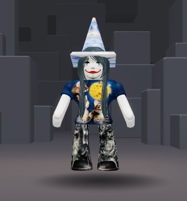 костюм наруто для детей: Аватар Roblox с уникальным стилем, включающим колпак волшебника с